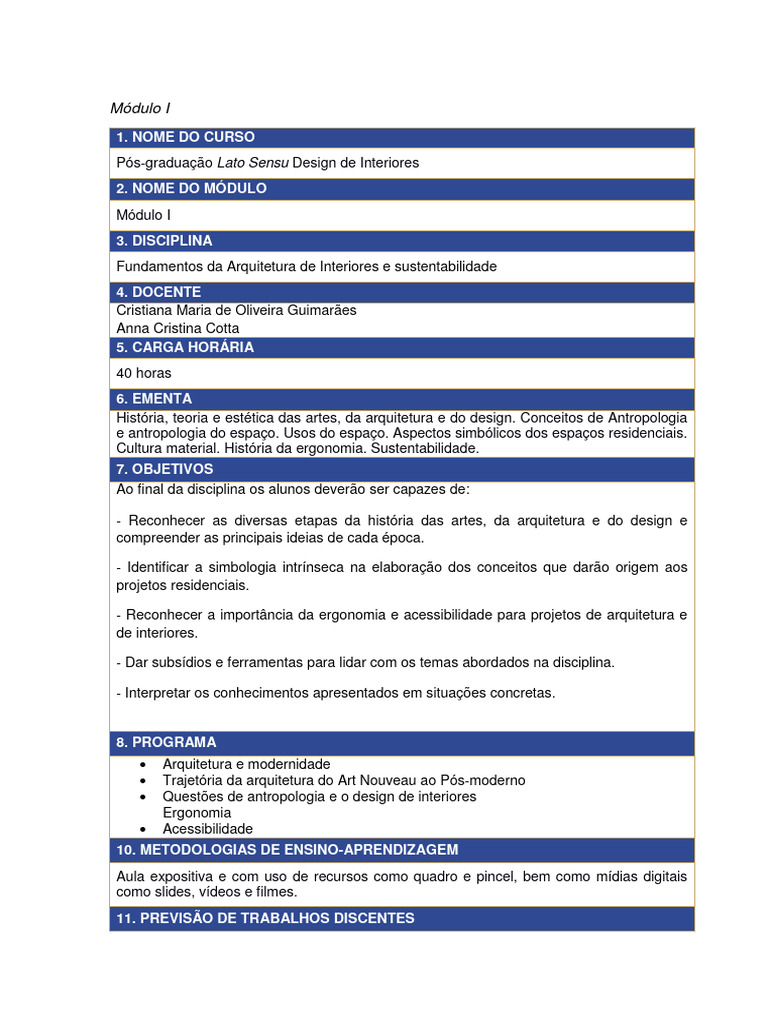 Fundamentos em Design de Interiores | PDF