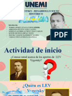 Lev Vygotsky - Desarrollo Socio Histórico Grupo 2