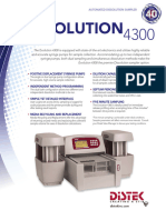 Brochure, Distek Evolution 4300