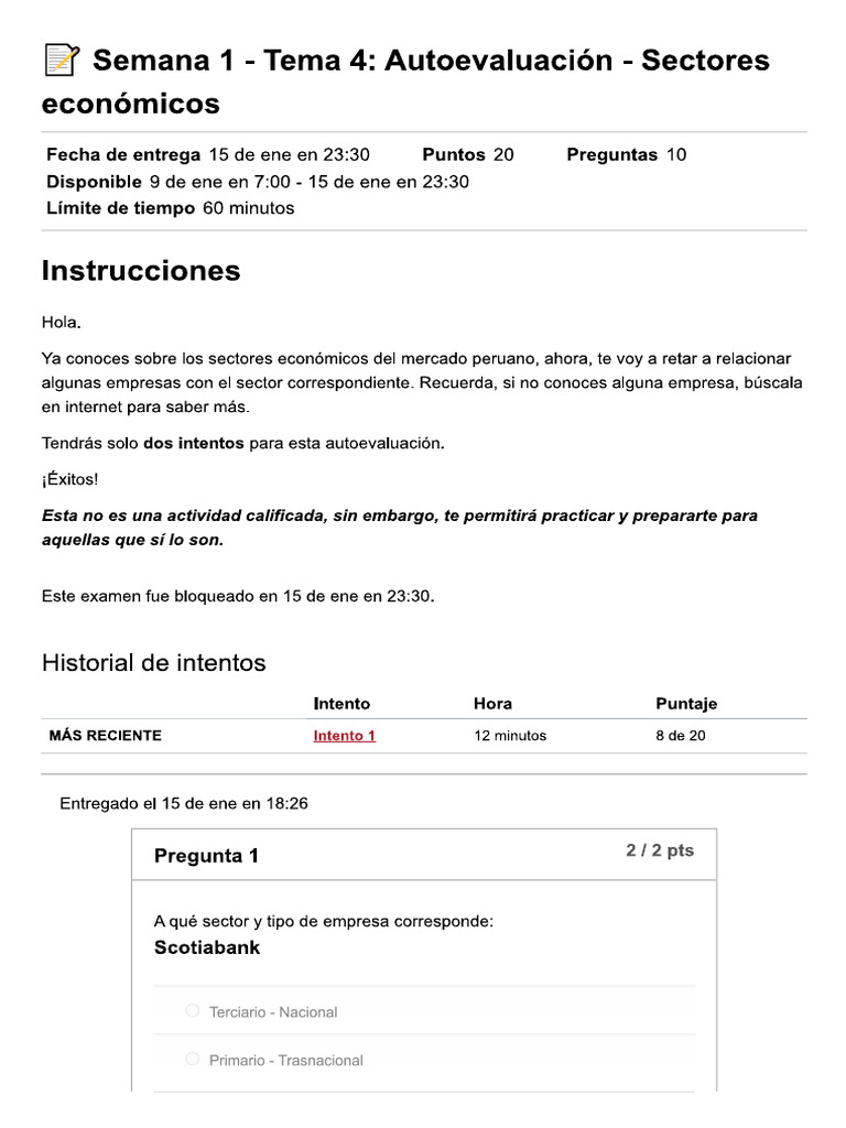 Tema 4 Autoevaluacion | PDF