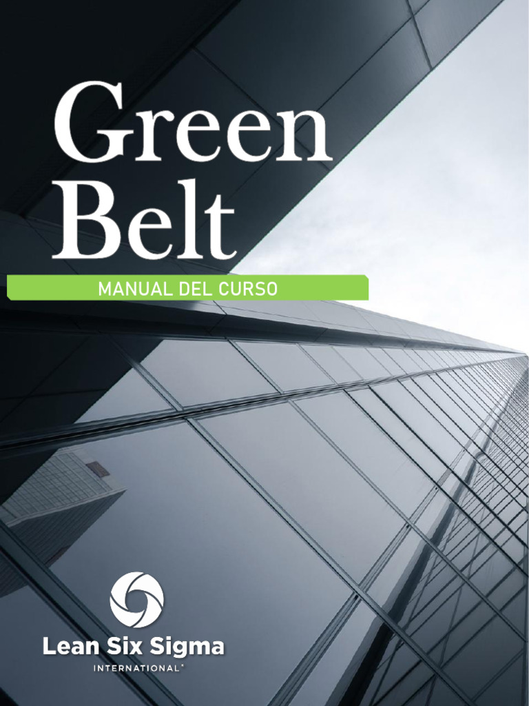 Manual Green Belt de Lean Six Sigma | PDF