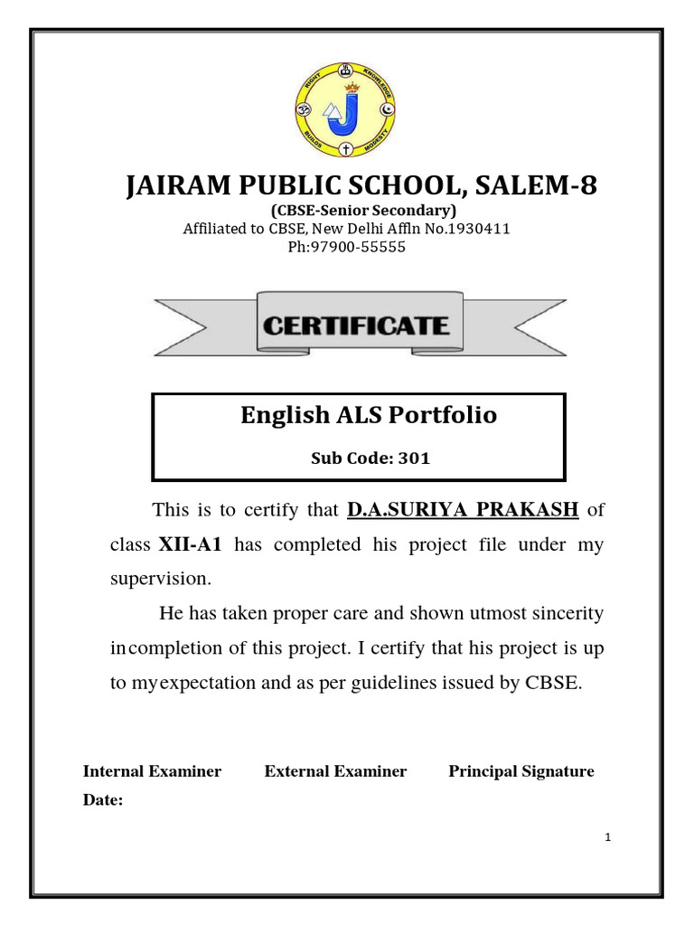 English ALS Project on "The Third Level" | PDF