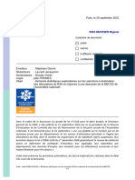 Direction Des Statistiques, Des Études Et de La Recherche: 2023-082/DSER Bigstat