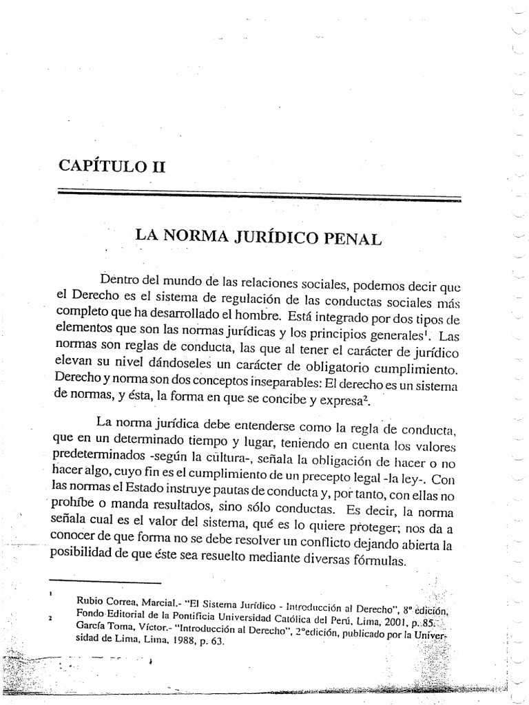 Ley Penal y Norma Penal - Bramont Arias Torres | PDF
