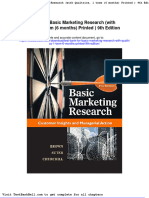 Test Bank For Basic Marketing Research With Qualtrics 1 Term 6 Months Printed 9th Edition Download