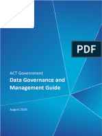 ACT Data Governance and Management Guide v1.0