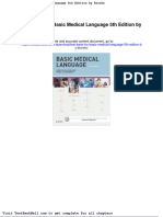 Test Bank For Basic Medical Language 5th Edition by Brooks Download