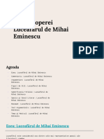 Analiza Operei Luceafărul de Mihai Eminescu