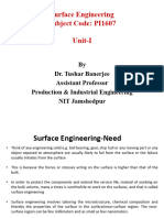 Introduction To Surface Engneering