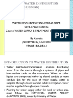 Lecture 4 Water Distribution System
