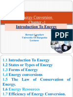 Chapter 1 Introduction To Energy Conversion