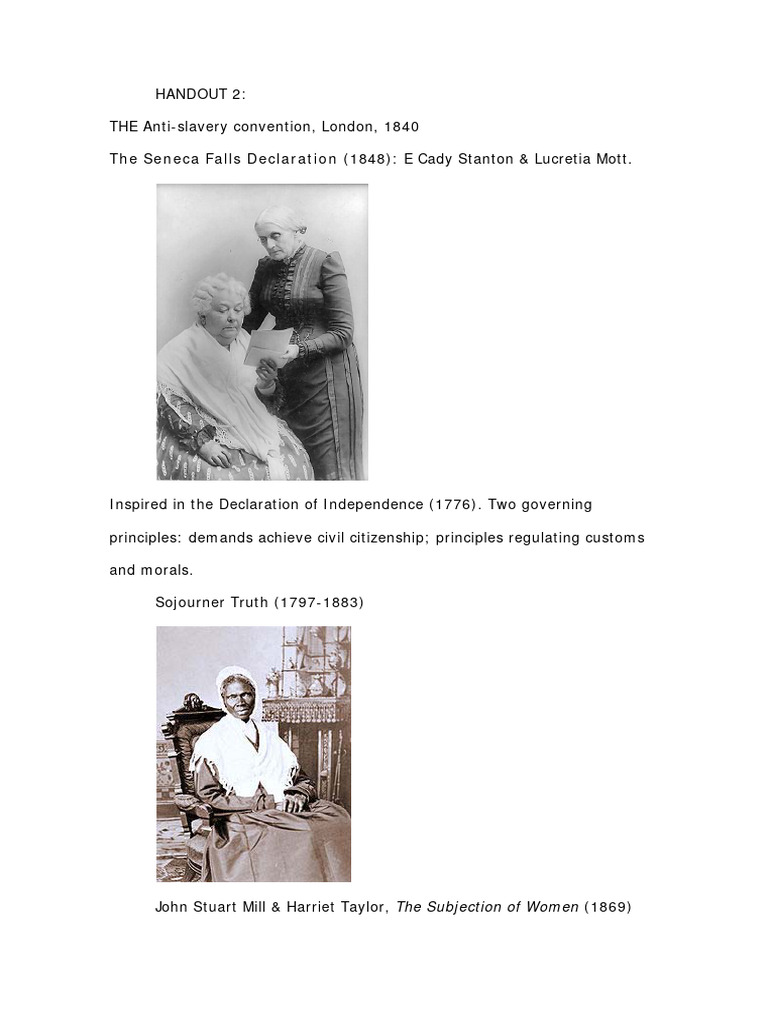 The Seneca Falls Declaration PDF