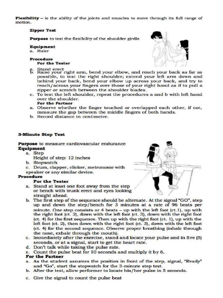 Physical Fitness Test Pdf