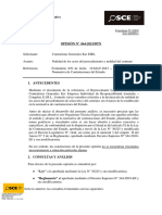 NULIDAD DEL PROCEDIMIENTO Y CONTRATO Opinión 064-2023-DTN - CONTRATISTAS GENERALES - CONGEKER EIRL - NULIDAD ACTOS PROCED.Y NULDAD CONTRATO