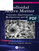 (Advances in Biochemistry and Biophysics) Francesc Sagués Mestre - Colloidal Active Matter - Concepts, Experimental Realizations, and Models-CRC Press (2022)