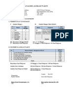 Analisis Alokasi Waktu Kelas 8