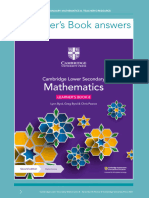 Cambridge Lower Secondary Maths Learner 8-Answers