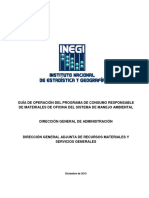 INEGI Guía de Operación Ambiental