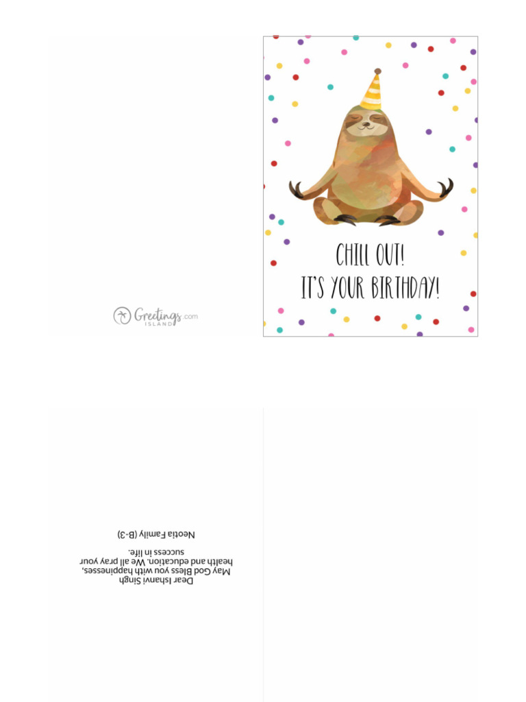 Greetingsisland card pdf