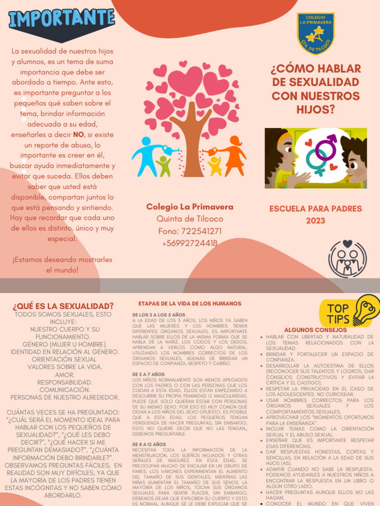 Educación Sexual para Niños y Padres | PDF