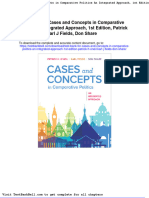 Test Bank For Cases and Concepts in Comparative Politics An Integrated Approach 1st Edition Patrick H Oneil Karl J Fields Don Share Download