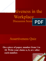 Assertiveness in the Workplace