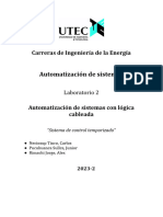 L2 Automatización Con Lógica Cableada - Sistema de Control Temporizado - 2023-2