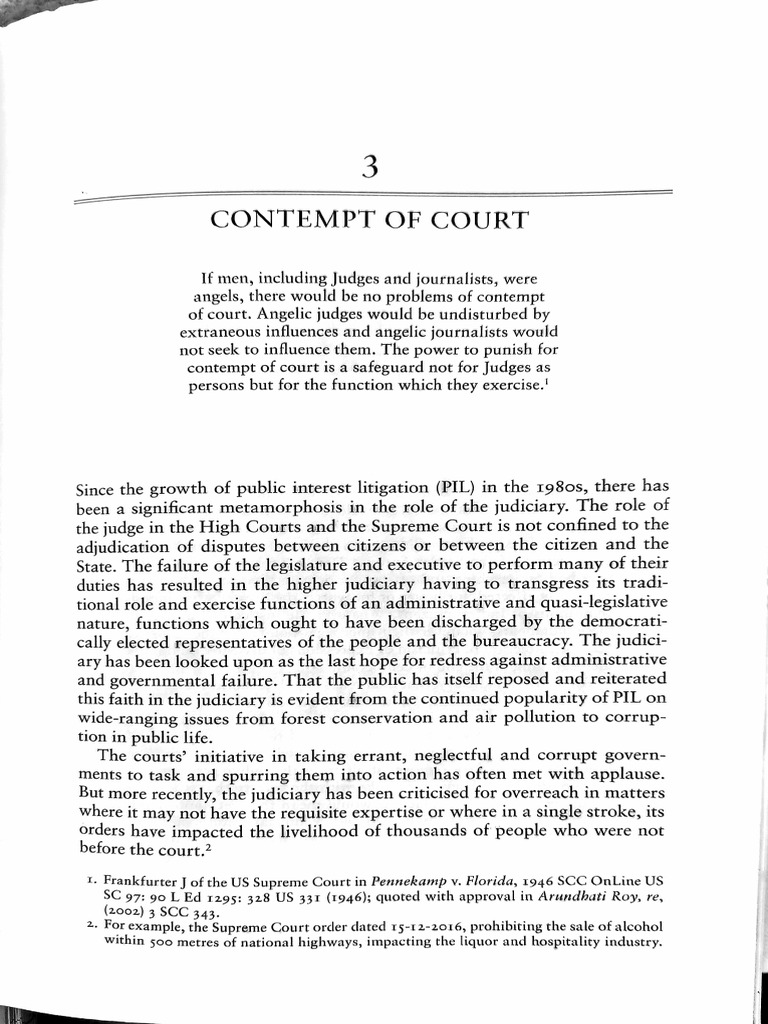 Media Law Contempt of Court PDF