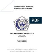 Panduan Membuat Makalah Study Onboard 2023