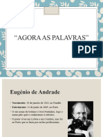 Agoraaspalavras-eugÃ©niodeandrade