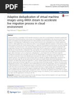 A Daptive Deduplication of Virtual