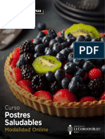 Brochure Postres Saludables