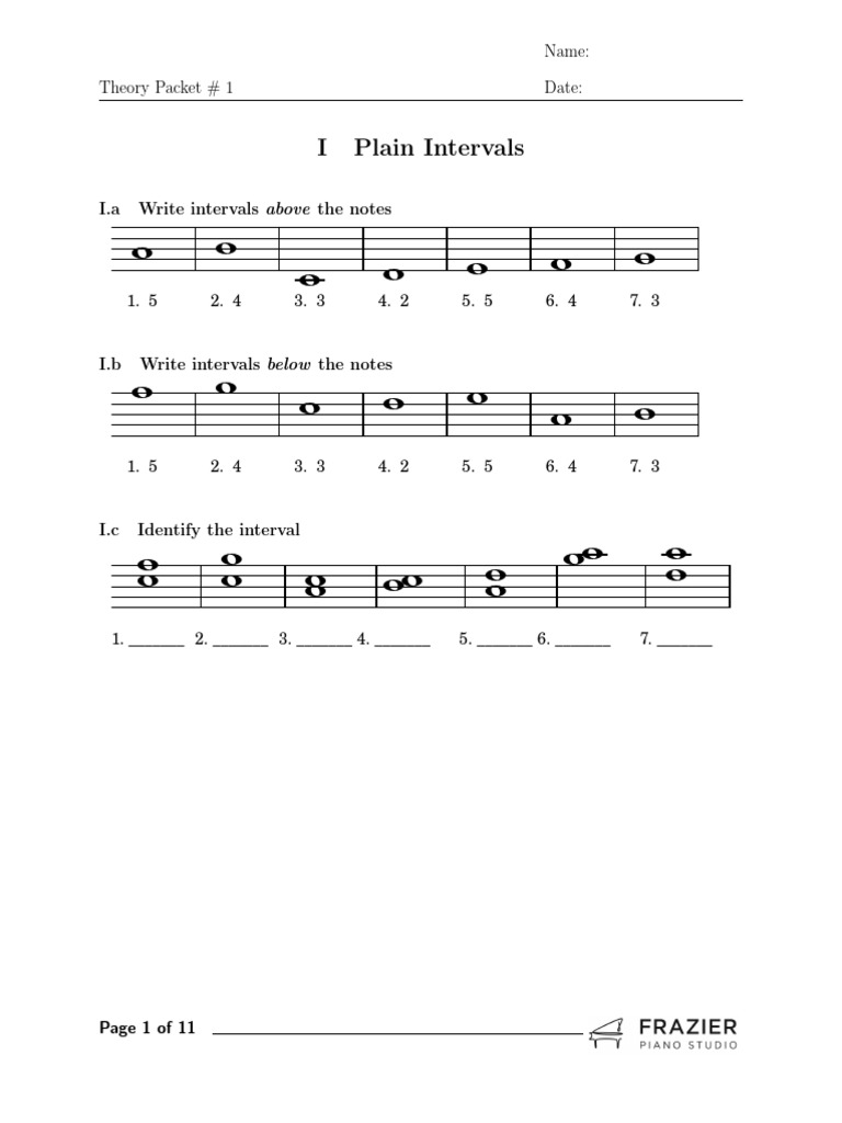 I Plain Intervals | PDF