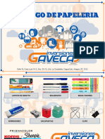 Catalogo de Papeleria Gaveca