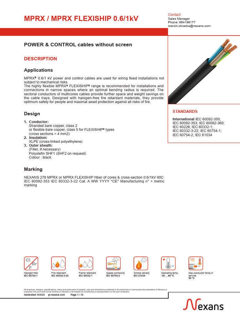 Fqq 5g6 300/500v white (*5) - installation cable fqq dca