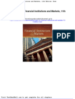 Test Bank For Financial Institutions and Markets 11th Edition Rose Download