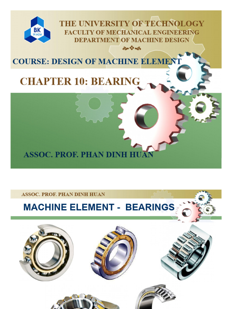 BG CTM C10 Bearing PDF