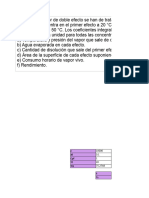 Problema Evaporador Multiple Efecto