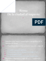 Tema 10. Roma de La Ciudad Al Imperio