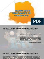 El Teatro Como Herramienta de Integración