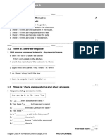 ECA1 - Tests - Grammar Check 3A - New2018