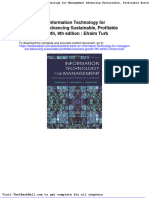Test Bank For Information Technology For Management Advancing Sustainable Profitable Business Growth 9th Edition Efraim Turb Download