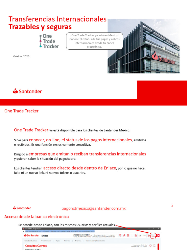 Santander Tracker PDF