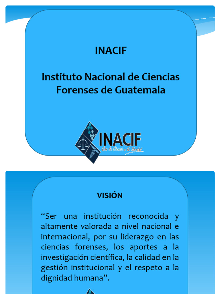 INACIF: Ciencias Forenses en Guatemala | PDF | Negocios