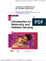 Test Bank For Introduction To Maternity and Pediatric Nursing 7th Edition Gloria Leifer Download