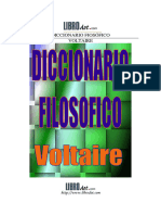 Voltaire Diccionario Filosófico