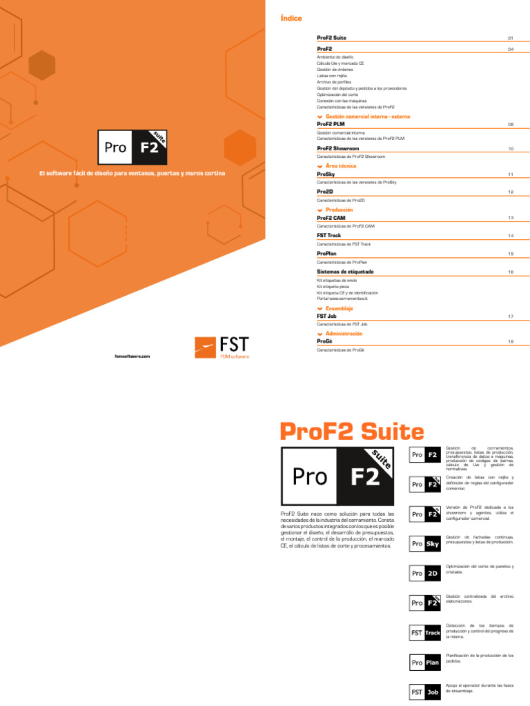 ProF2: Software para Gestión de Cerramientos | PDF