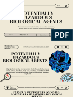 Potentially Hazardous Biological Agents PPT 1