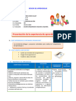 02-05 COM. Presentación de La Experiencia de Aprendizaje 2