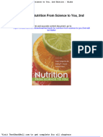 Test Bank For Nutrition From Science To You 2nd Edition Blake Download